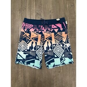 Billabong Sundays Airlite Swim Board Shorts Mens 32 Southwestern Aztec 9" NEW